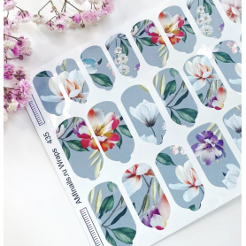 Nagelfolie 435 Nail Wraps für Maniküre AMINAILS