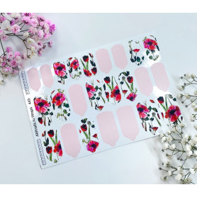 Nagelfolie 443 Nail Wraps für Maniküre AMINAILS 2
