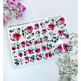 Nagelfolie 444 Nail Wraps für Pediküre AMINAILS 2