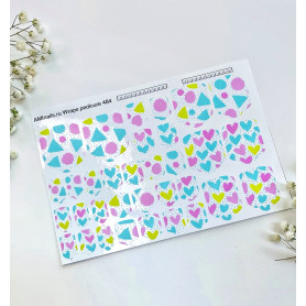 Nagelfolie 484 Nail Wraps für Pediküre AMINAILS 2