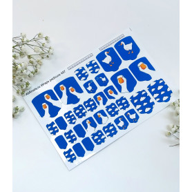 Nagelfolie 497 Nail Wraps für Pediküre AMINAILS 2