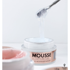 01 Crystal Glass - MOUSSE SCULPTURE GEL 15 ml Victoria Vynn 2