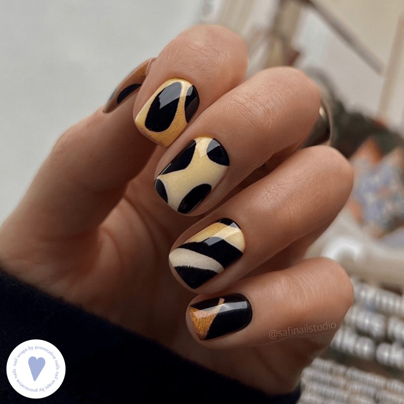 Beast - Nail Wraps by provocative nails & safinailstudio