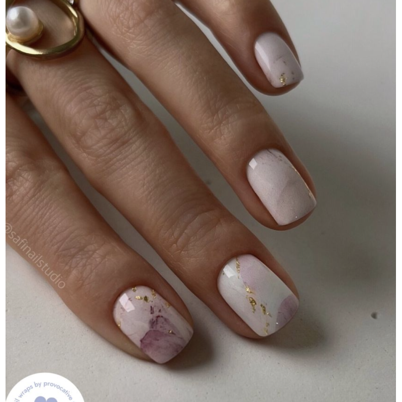 Pink quartz - Nail Wraps by provocative nails & safinailstudio