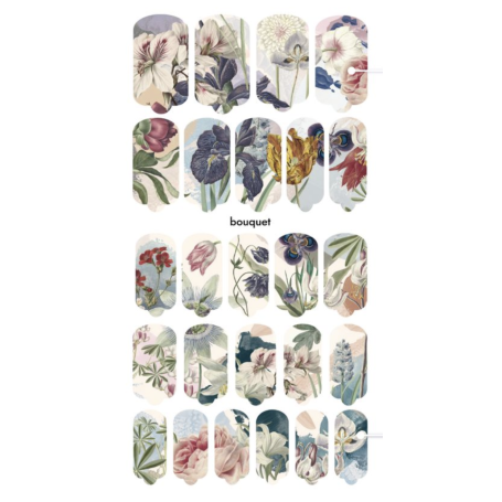 Nagelfolie Bouquet - Nail Wraps by provocative nails & safinailstudio