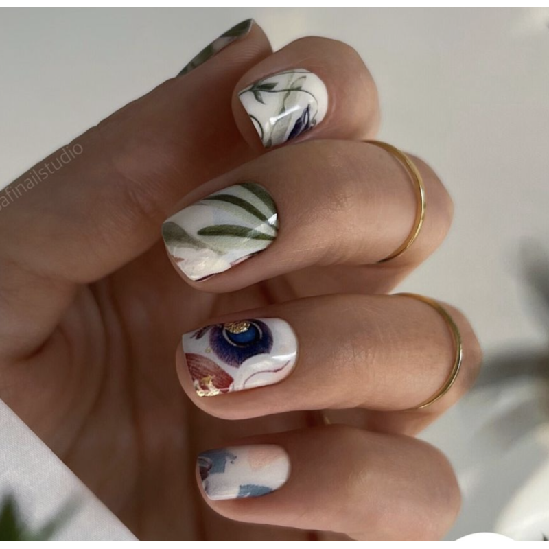 Bouquet - Nail Wraps by provocative nails & safinailstudio