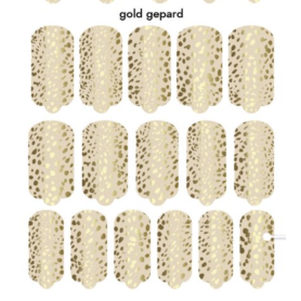 Nagelfolie Gold gepard - Nail Wraps by provocative nails... 2