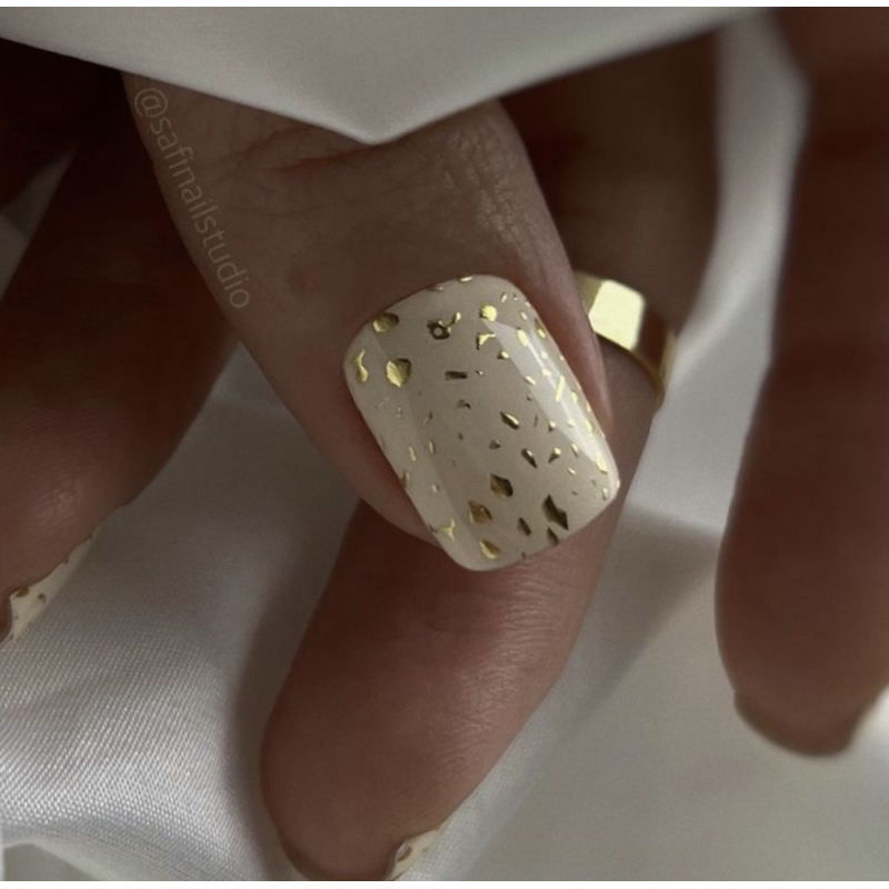 Gold gepard - Nail Wraps by provocative nails & safinailstudio