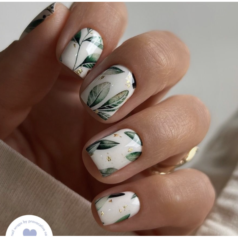 Linden - Nail Wraps by provocative nails & safinailstudio