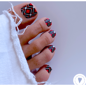 Nagelfolie Budda red - PEDIKÜRE Nail Wraps by Provocative...