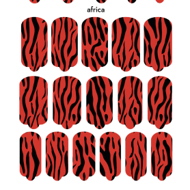 Nagelfolie Africa - Nail Wraps by Provocative Nails 2