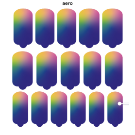 Nagelfolie Aero - Nail Wraps by Provocative Nails 2