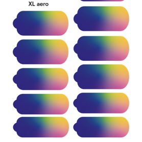 Nagelfolie Aero XL - Nail Wraps by Provocative Nails 2