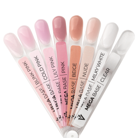 Mega Base NUDE Collection Set (8st x 8ml) - Rubber Base...