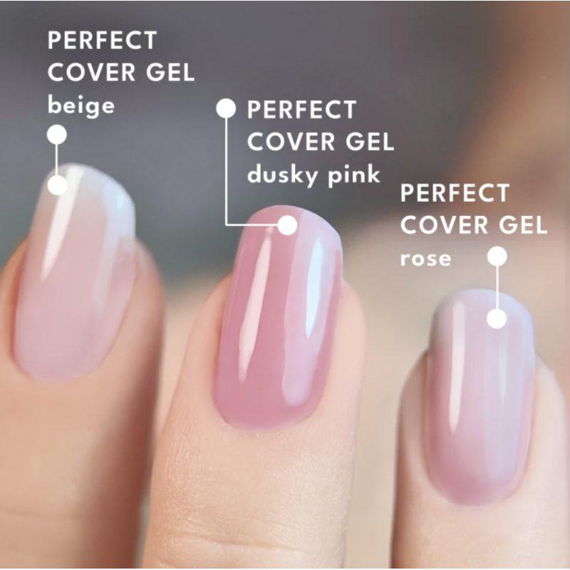 DUSKY PINK - Perfect Cover Builder Gel 15ml ECLAIR-MODELLAGE GELE EINPHASEN-SYSTEM-Double Beauty Shop