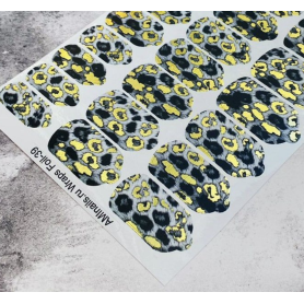 Nagelfolie 39 Foil Nail Wraps für Maniküre AMINAILS