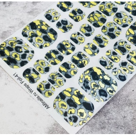 Nagelfolie 41 Foil Nail Wraps für Pediküre AMINAILS