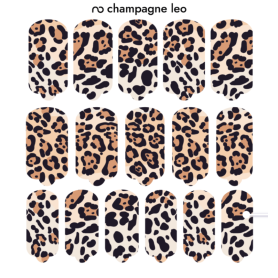 Nagelfolie Champagne leo - Nail Wraps by Provocative Nails 2