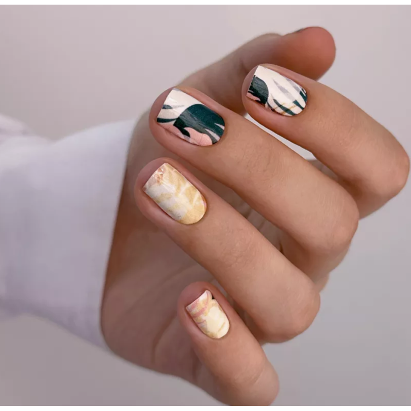 Monstera - Nail Wraps by Provocative Nails