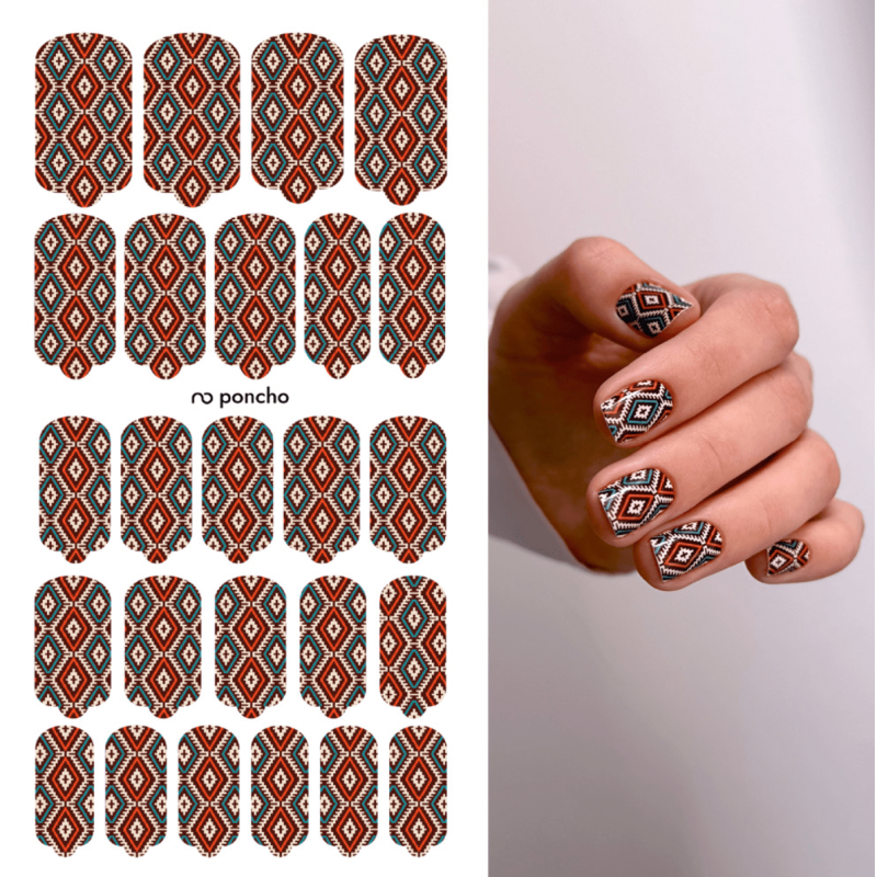 Poncho - Nail Wraps by Provocative Nails