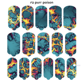 Nagelfolie Purr poison - Nail Wraps by Provocative Nails 2