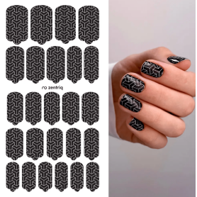 Nagelfolie Zentriq - Nail Wraps by Provocative Nails