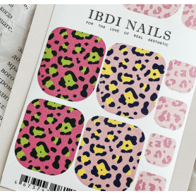 102 BLAZE - PEDIKÜRE Nail Wraps IBDI Nails 2