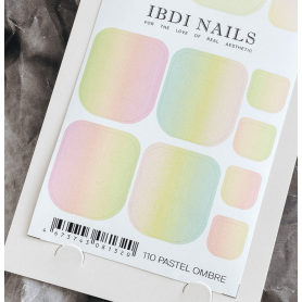 110 PASTEL OMBRE -  PEDIKÜRE Nail Wraps IBDI Nails 2
