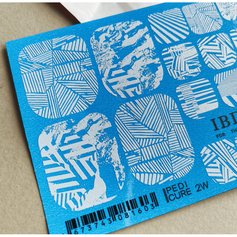 02 WHITE - FÜR PEDIKÜRE IBDI NAILS-ALLE SLIDER-Double Beauty Shop