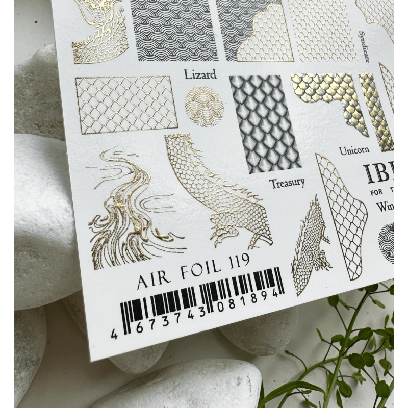 119 AIR FOIL - IBDI NAILS-ALLE SLIDER-Double Beauty Shop