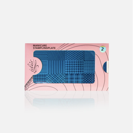 02 GEOMETRIC - Stamping Schablone ECLAIR