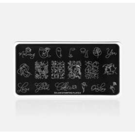 08 FASHION - Stamping Schablone ECLAIR 2