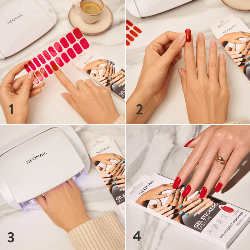 M06 - GEL STICKERS EASY ON (Gel Wraps) NEONAIL-WRAPS-Double Beauty Shop