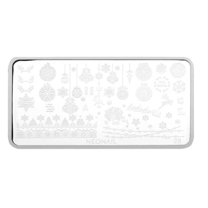 Stamping Schablone 26 Neonail-ALLE SCHABLONEN-Double Beauty Shop