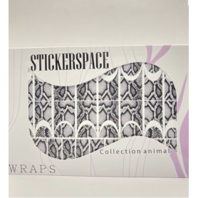 FRENCH 001 - Nail Wraps StickerSpace 2