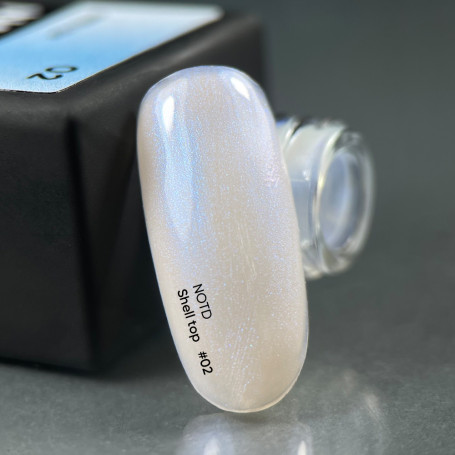 02 Shell - Top Coat (No Wipe) 10ml NAILS OF THE DAY