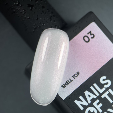 03 Shell - Top Coat (No Wipe) 10ml NAILS OF THE DAY