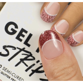 CHAMPAGNE TIPS - Gel Nail Strip (Gel Wraps) MoYou London