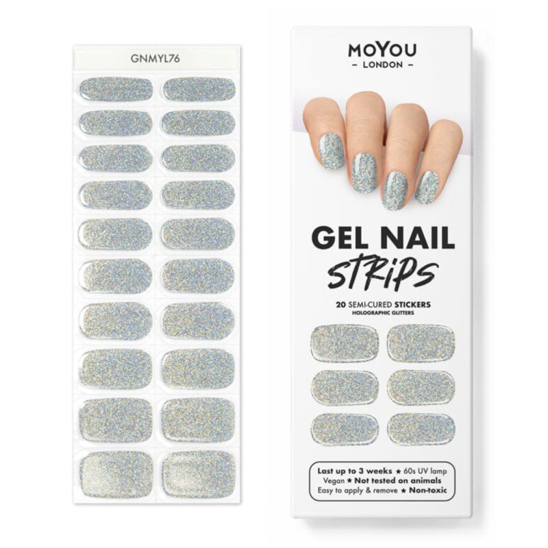 TOO GLAM TO GIVE A DAMN - Gel Nail Strip (Gel Wraps) MoYou London