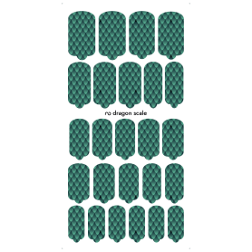 Nagelfolie Dragon scale - Nail Wraps by Provocative Nails 2