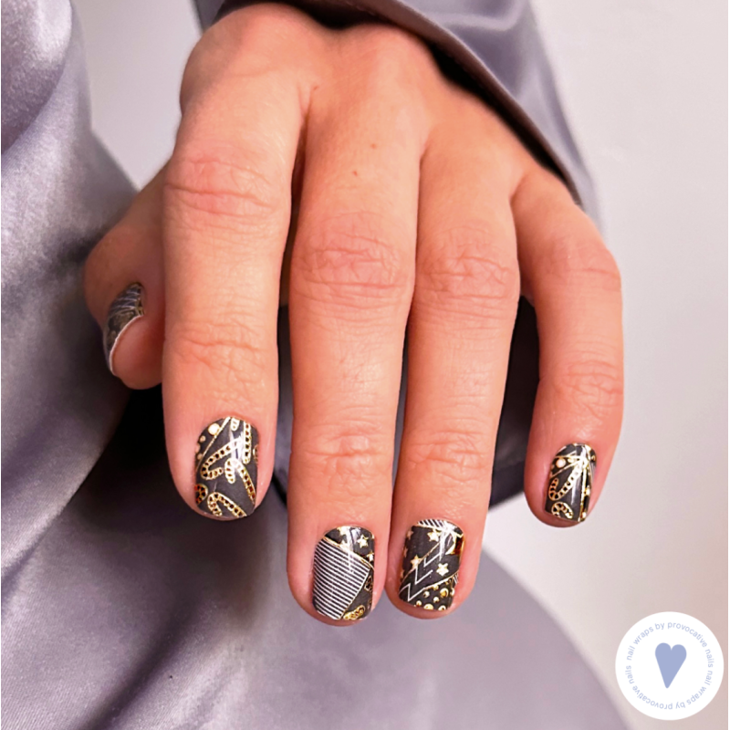 New Year - Nail Wraps by Provocative Nails
