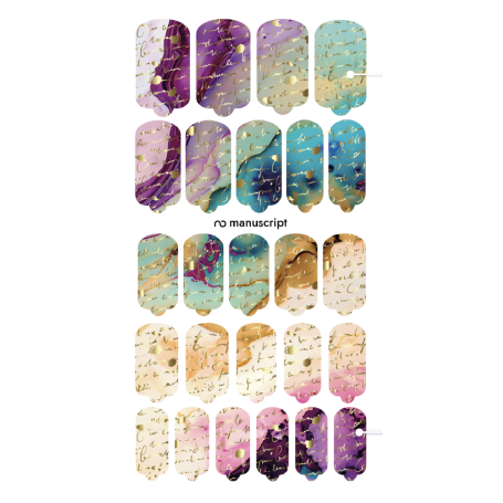 Nagelfolie Manuscript - Nail Wraps by Provocative Nails