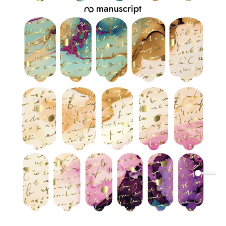Nagelfolie Manuscript - Nail Wraps by Provocative Nails