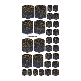 Nagelfolie Confetti - PEDIKÜRE Nail Wraps by Provocative... 2
