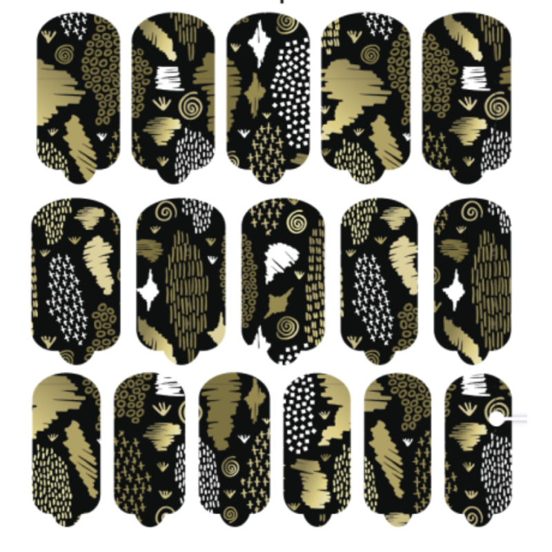 Nagelfolie Party - Nail Wraps by Provocative Nails-NAIL WRAPS SELBSTKLEBEND-Double Beauty Shop