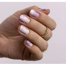 Nagelfolie Cloudy marble - Nail Wraps by Provocative Nails