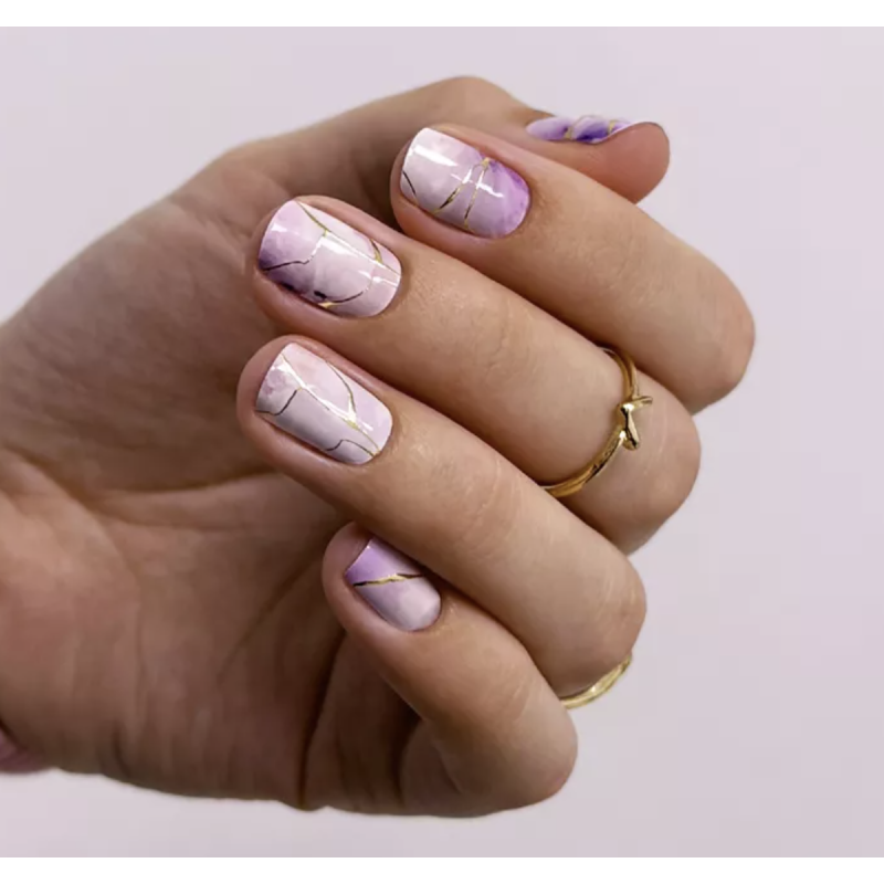 Cloudy marble - Nail Wraps by Provocative Nails