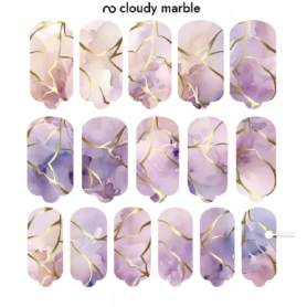 Nagelfolie Cloudy marble - Nail Wraps by Provocative Nails 2