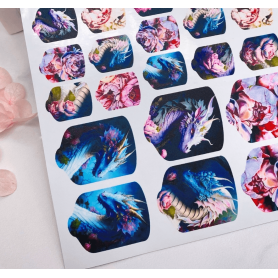 Nagelfolie 575 Nail Wraps für Pediküre AMINAILS