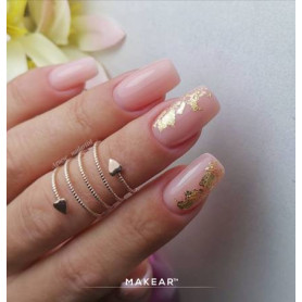 Dark Beige - Nude Rubber Base ohne Hema 8ml MAKEAR 2